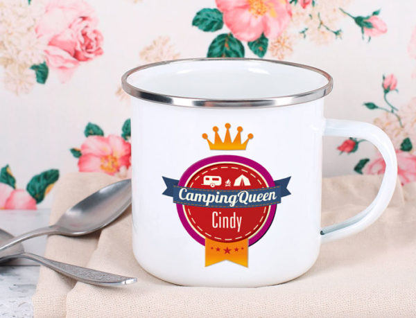 Personalisiere Emaille-Tasse „Die Besten Dachdecker Heißen…“ – Mit Name, 300 Ml, Camping-tauglich | Retro-Becher Aus Deutschland